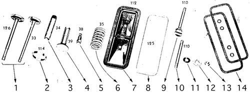 Cache soupapes et joint