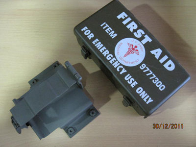 Support et boite first-aid