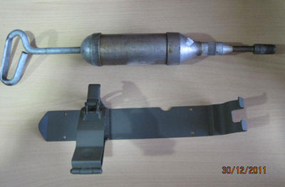 Support de pompe a graisse